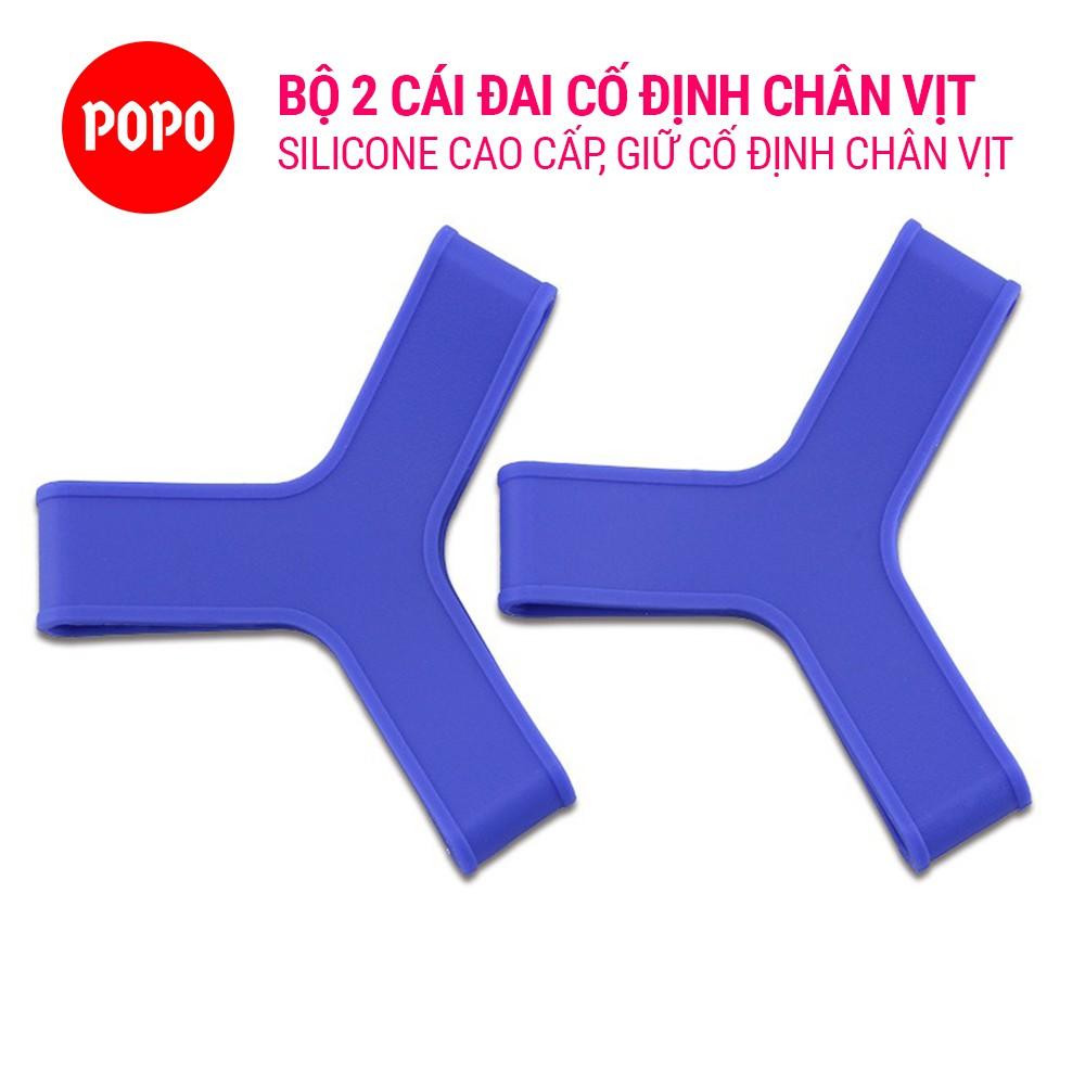 Bộ cố định chân nhái lặn biển 1141 phụ kiện chất liệu silicone giữ cố định chân vịt lặn biển chất liệu cao cấp POPO