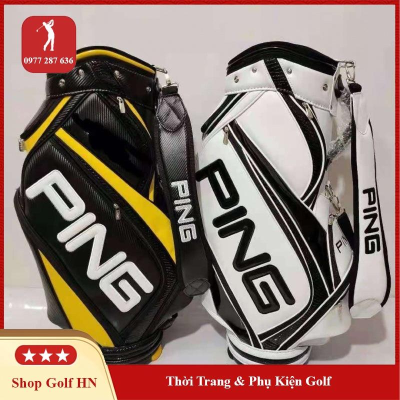 (Ảnh thật) Túi gậy golf Ping Da PU chống nước Tốt TG003