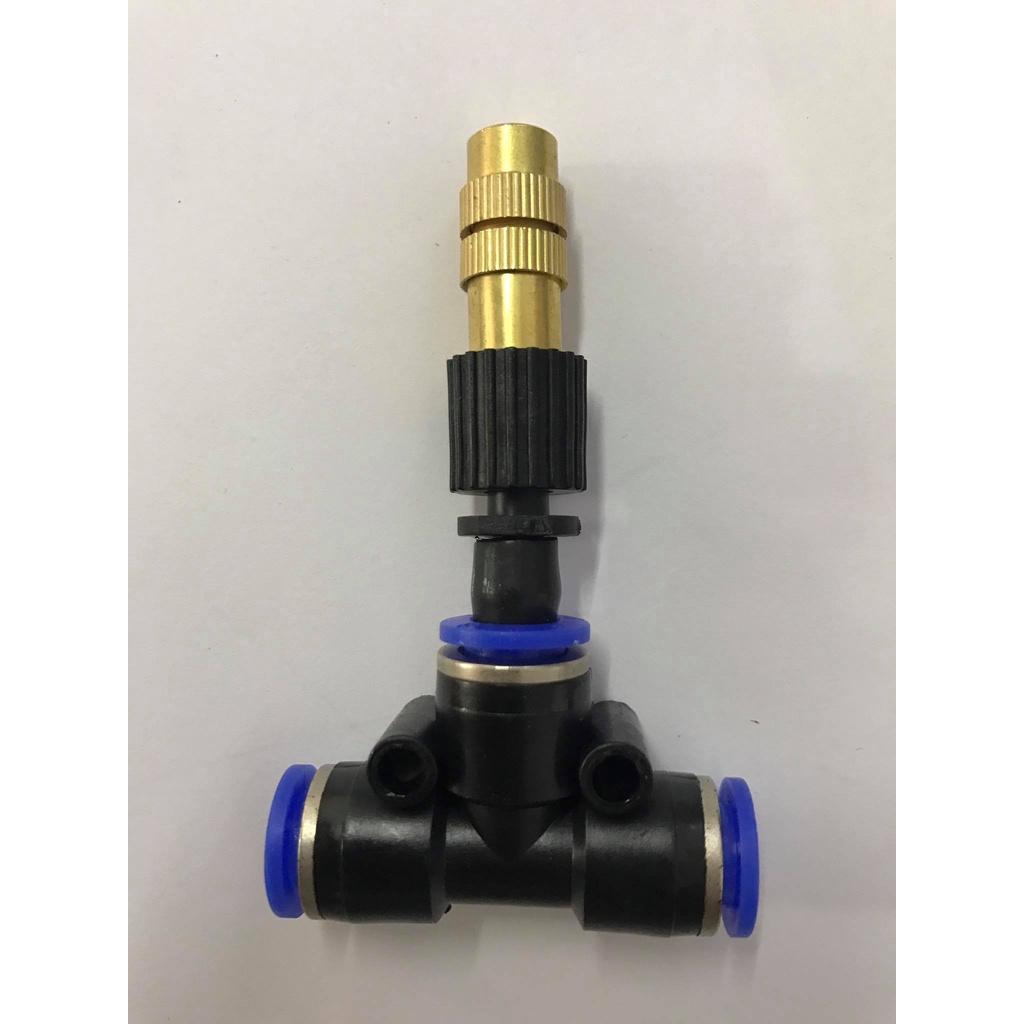 Trọn bộ phun sương vườn lan, cây cảnh, hoa hồng vườn mini 20 béc đồng ráp sẵn có hẹn giờ tưới tự động vườn 20m2