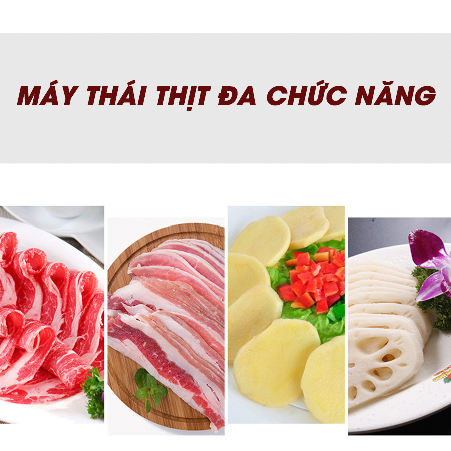 Máy Thái Thịt Chín ES 250 NEWSUN, Thái Nhanh, Đều, Năng Suất Cao - Hàng Chính Hãng