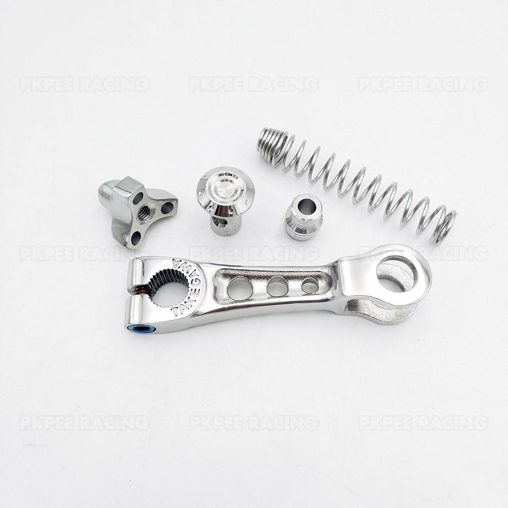 Full Bộ Pat Thắng, Càng Thắng Đùm Takegawa Inox 304 CNC Cho Wave, Dream, Sirius, Sirius Fi, Taurus, Jupiter, 67 - PKPEE