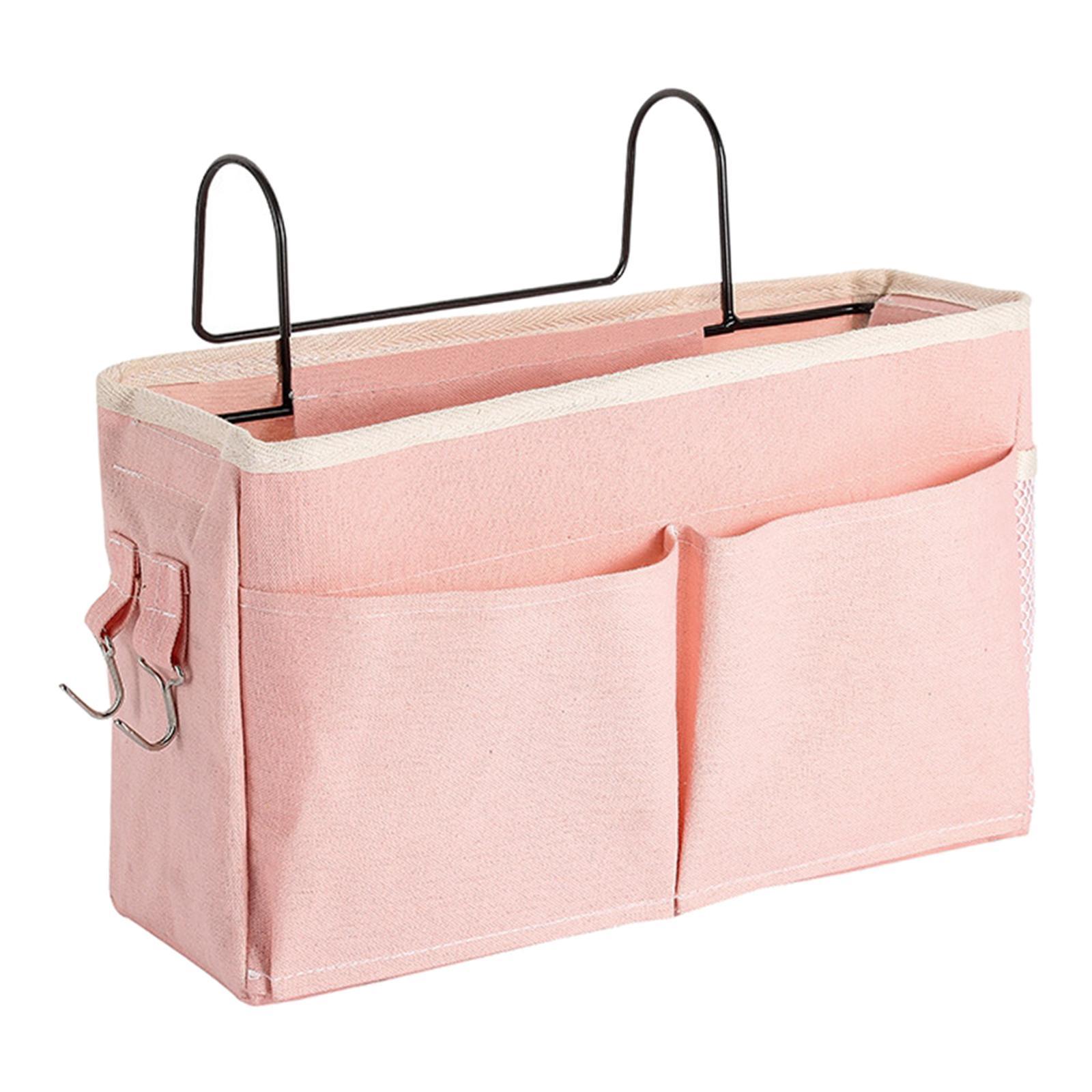 2x Bedside Caddy Cabinet Storage Organizers for Bedroom