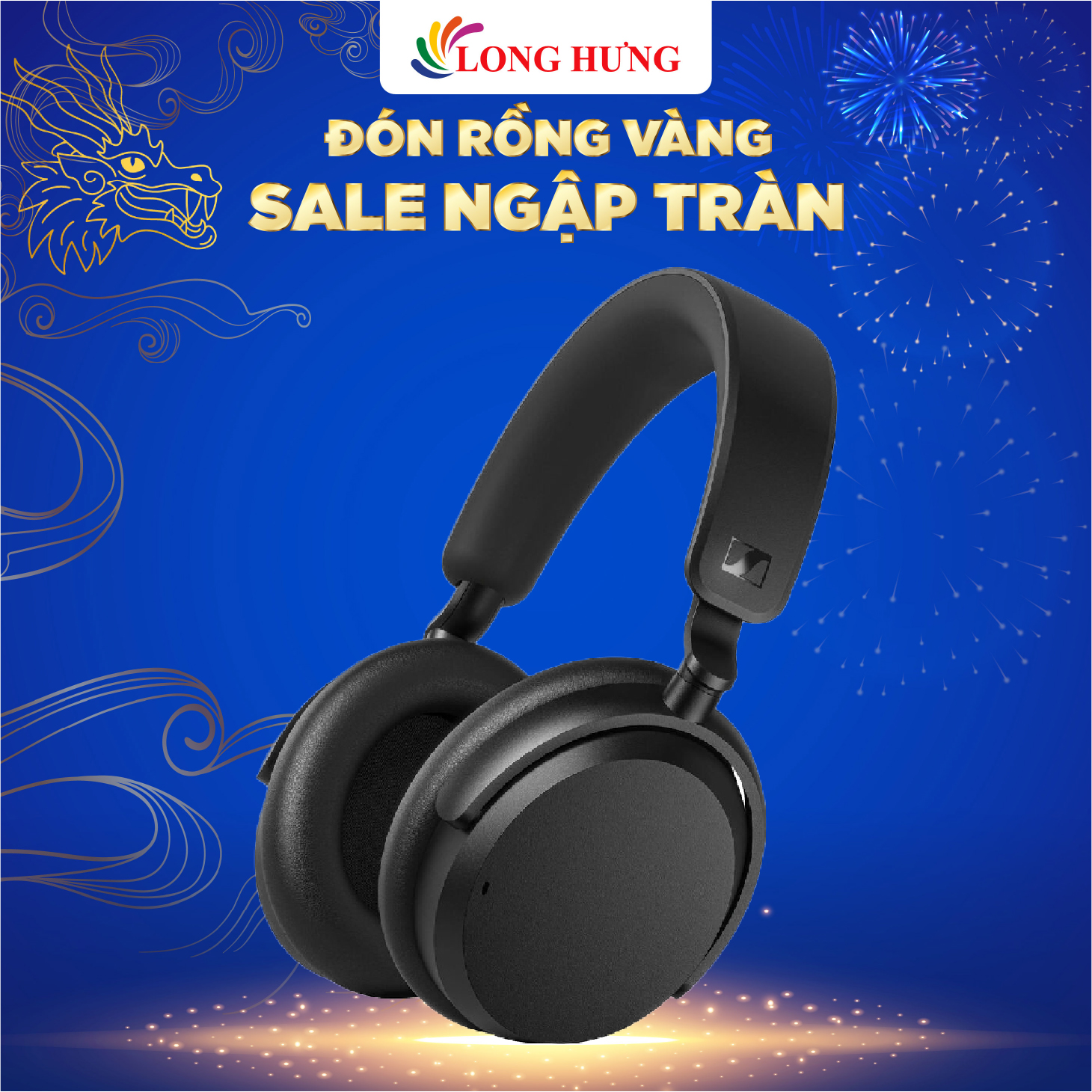 Tai nghe chụp tai Bluetooth Sennheiser Accentum Wireless ACAEBT - Hàng chính hãng