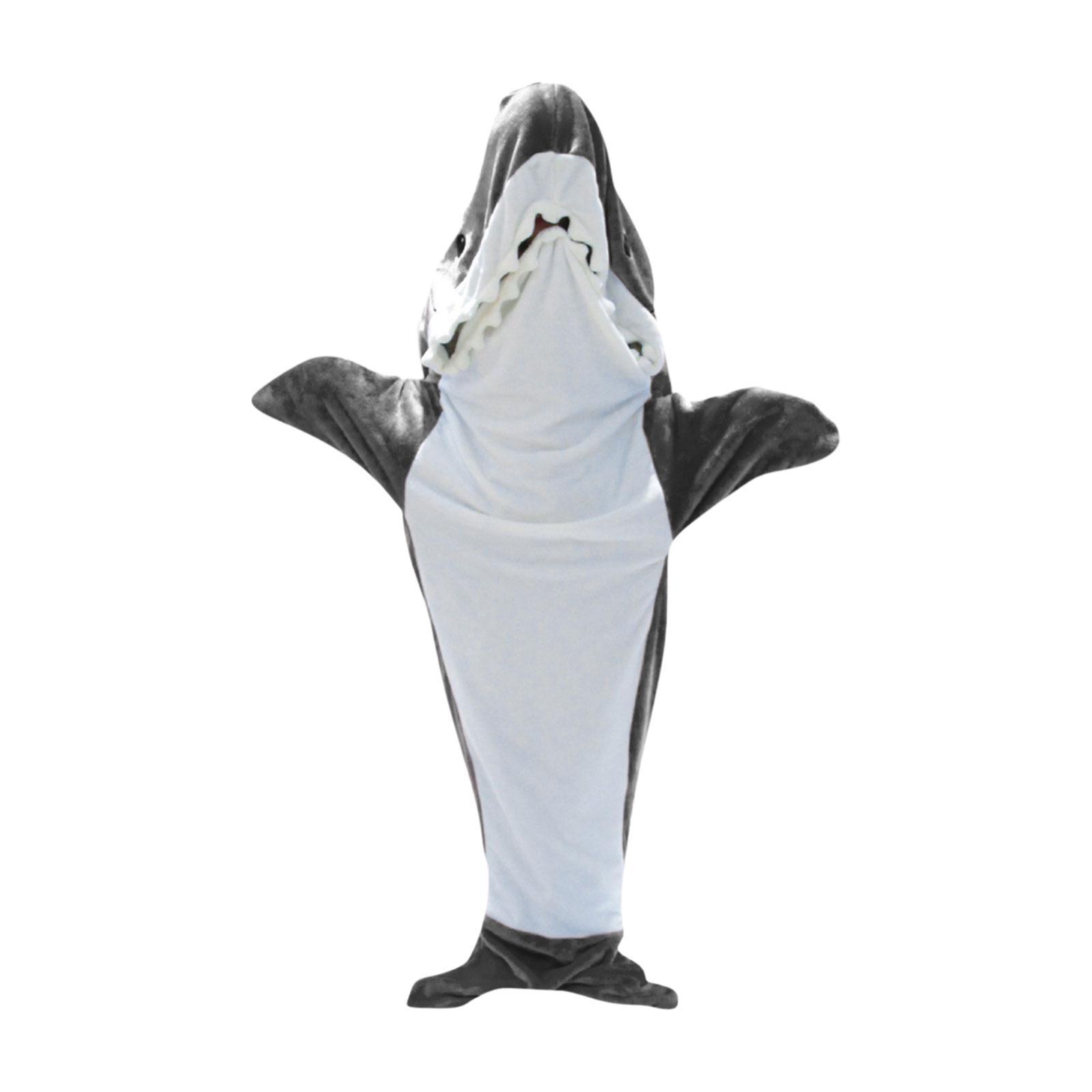 Wearable Blanket Hooded Cosplay Warm Sleepwear for Home Halloween