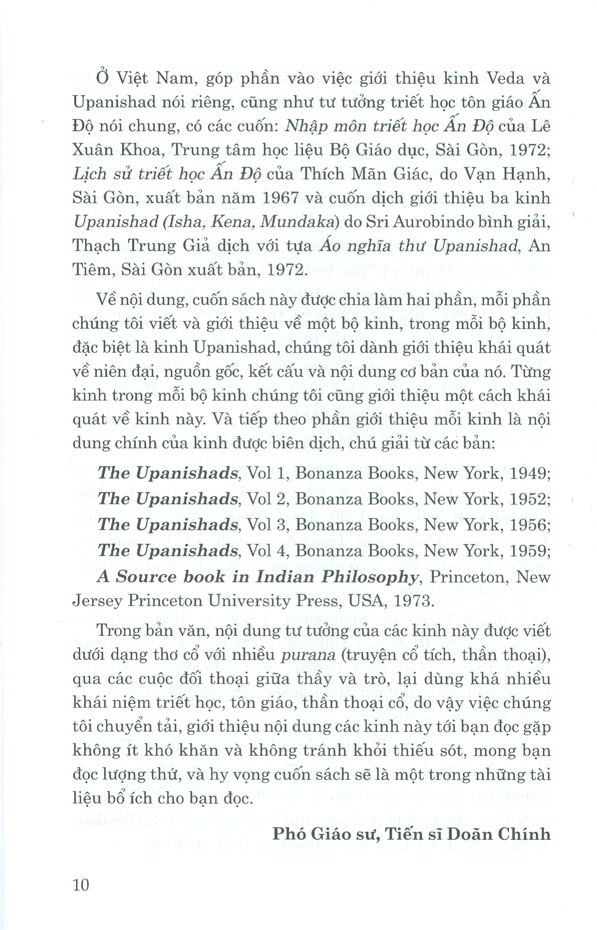 VEDA UPANISHAD - Những Bộ Kinh Triết Lý Tôn Giáo Cổ Ấn Độ (Xuất bản lần thứ năm)