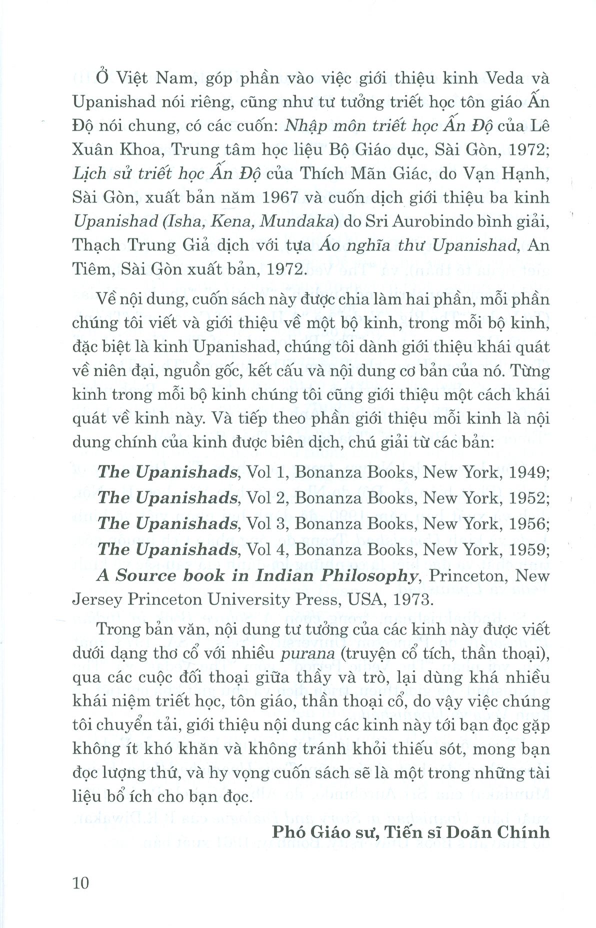 VEDA UPANISHAD - Những Bộ Kinh Triết Lý Tôn Giáo Cổ Ấn Độ (Xuất bản lần thứ năm)