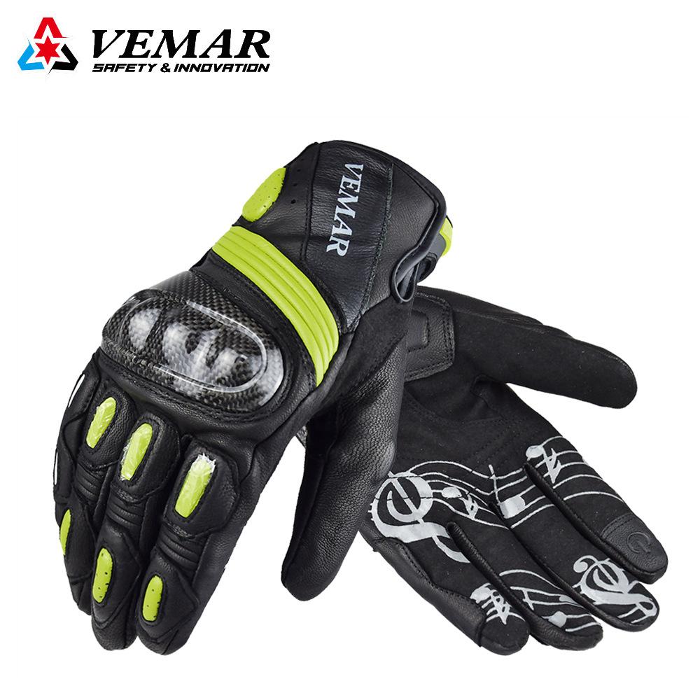 Phong cách mới nhất găng tay chống gió xe máy mới, găng tay bảo vệ bằng sợi carbon, chống rơi xe máy, thiết bị hiệp sĩ địa hình bốn mùa