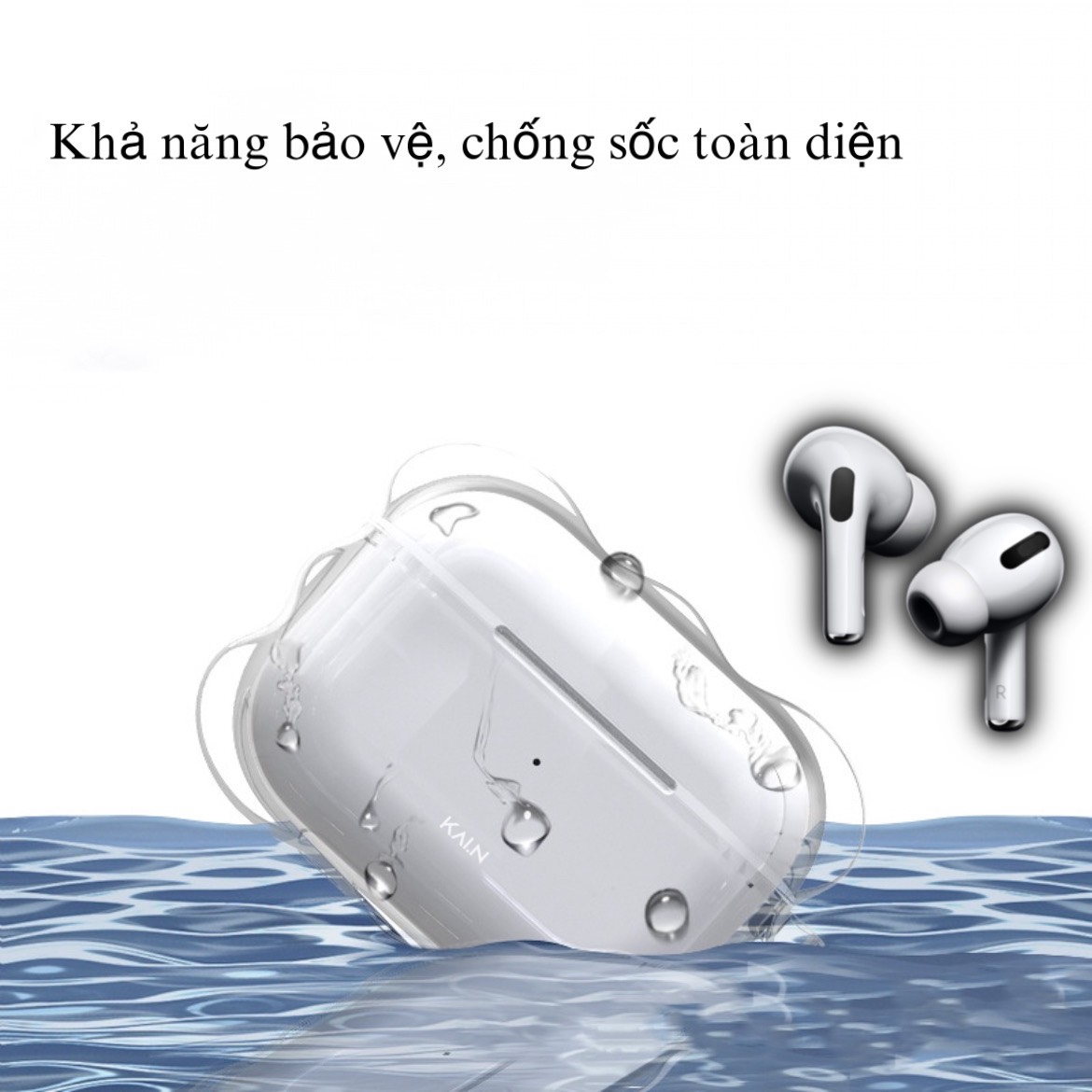 Case Ốp Bảo Vệ Dành Cho Airpods Pro 2 Kai.N WAVE TPU - Hàng Chính Hãng