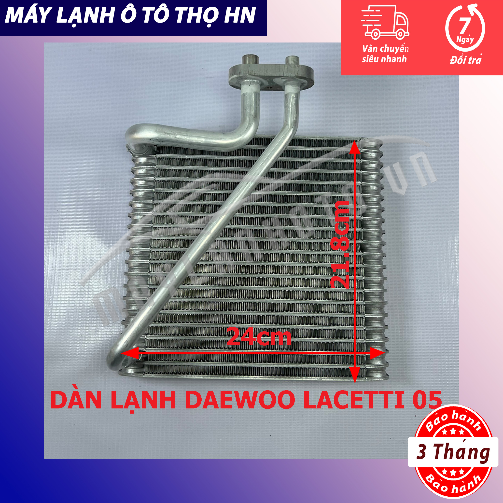 Dàn lạnh Daewoo Lacetti 2005 2006 2007 2008 2009 2010 hàng xịn Thái Lan / Hàn Quốc 05 06 07 08 09 10
