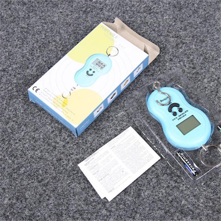 Cân điện tử cầm tay mini tiện lợi 10g - 50kg sử dụng pin AAA Duashop