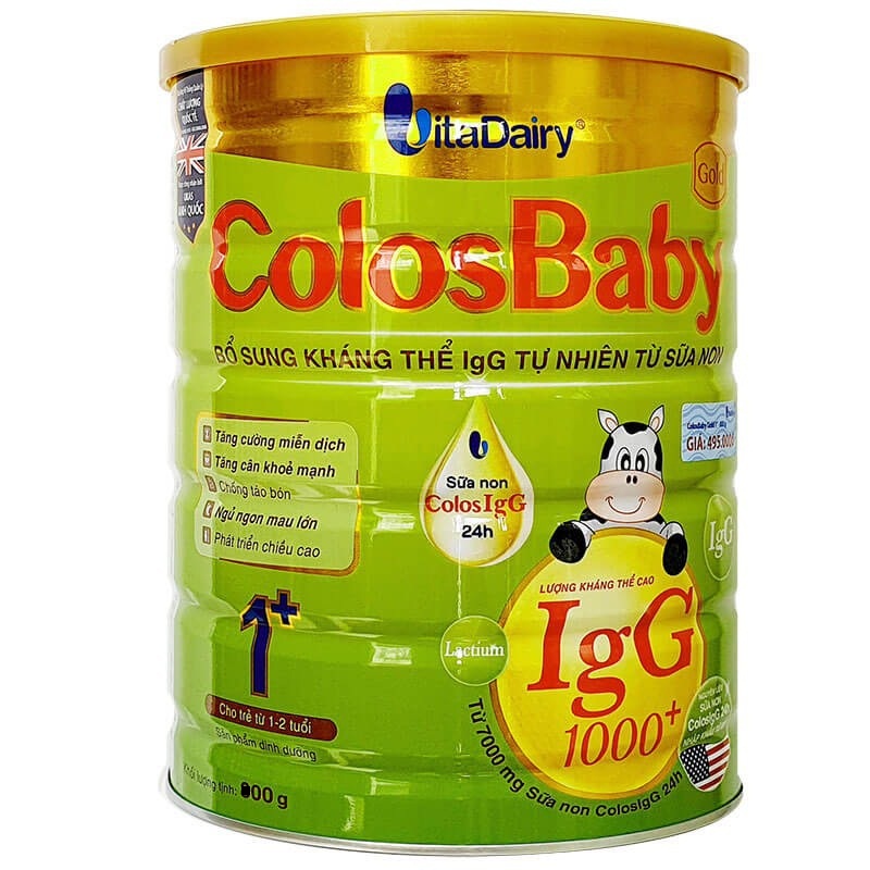 Combo 5 lon Sữa non COLOSBABY GOLD 1+ (800G)