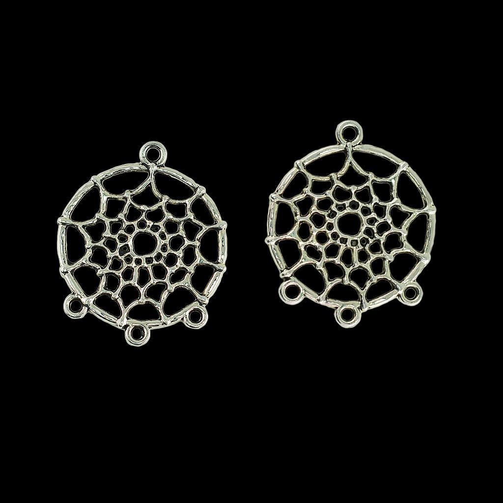 40 Pieces Vintage Indian Dream Catcher Charms Pendant Connector for DIY Findings Crafts