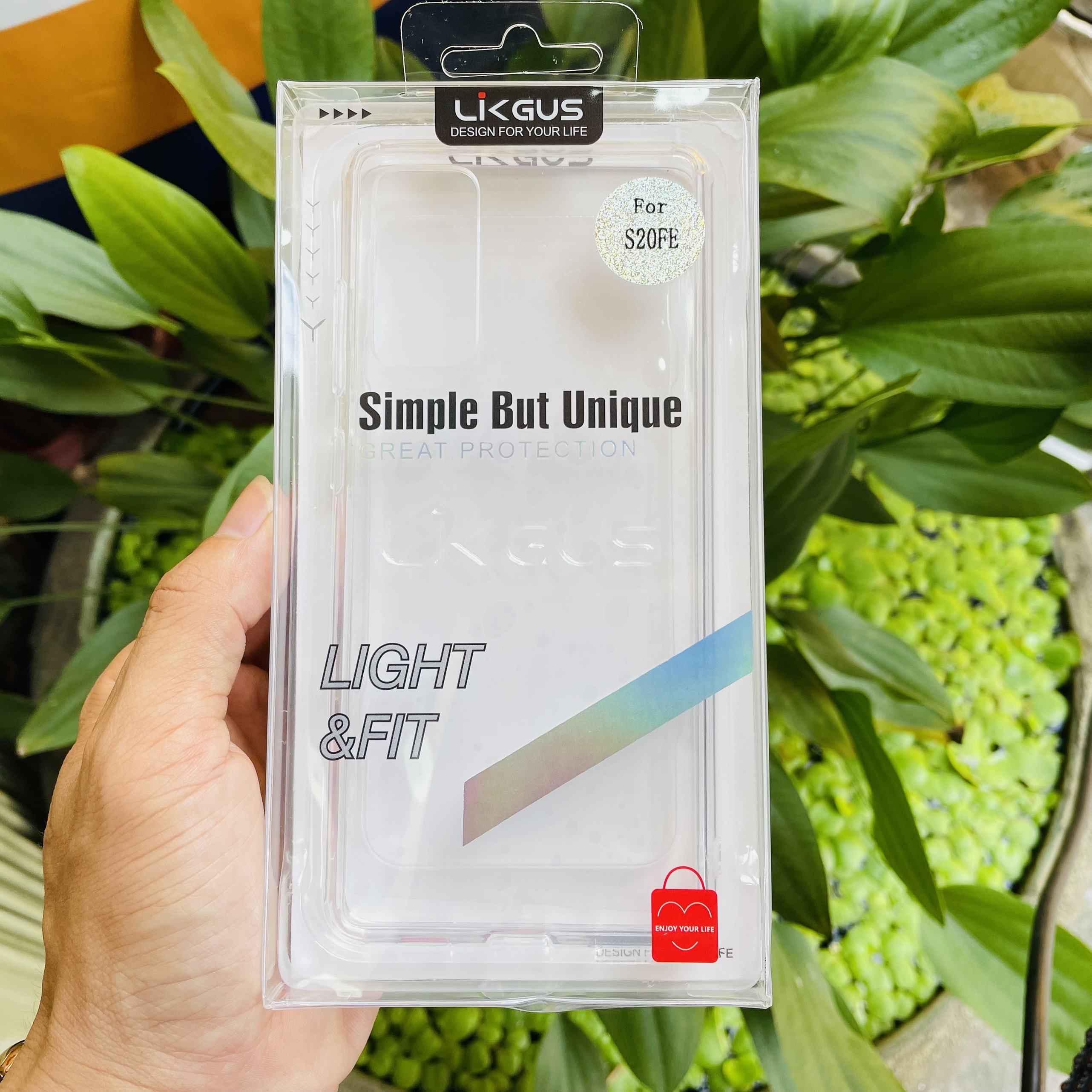 Ốp lưng dành cho Galaxy S20 FE Likgus trong suốt- Hàng chính hãng