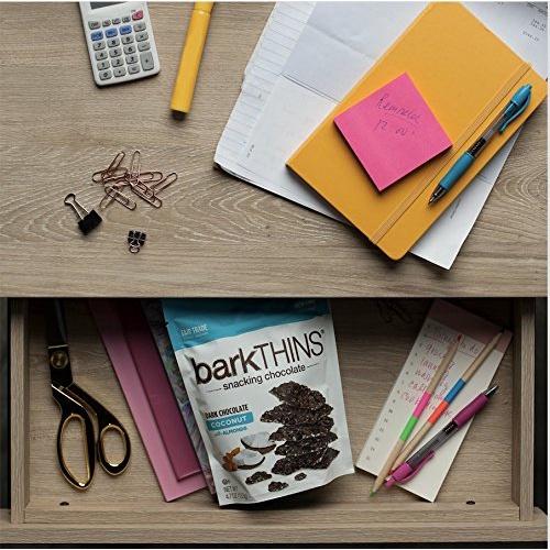 SOCOLA ĐEN HẠT HẠNH NHÂN - CƠM DỪA barkTHINS Dark Chocolate , 133g