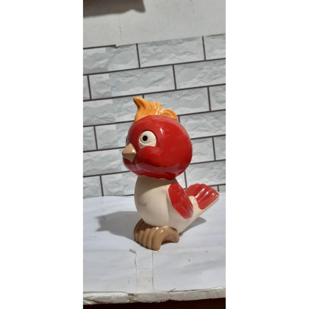 Gốm sứ chim két dầu to