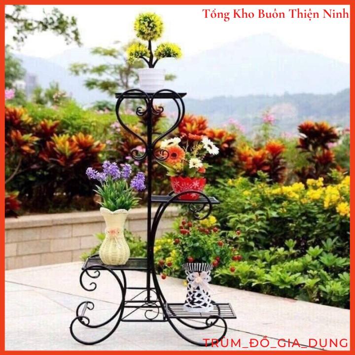 Kệ Để Chậu Hoa Cây Cảnh 5 Tầng Sang Trọng (bằng sắt siêu bền