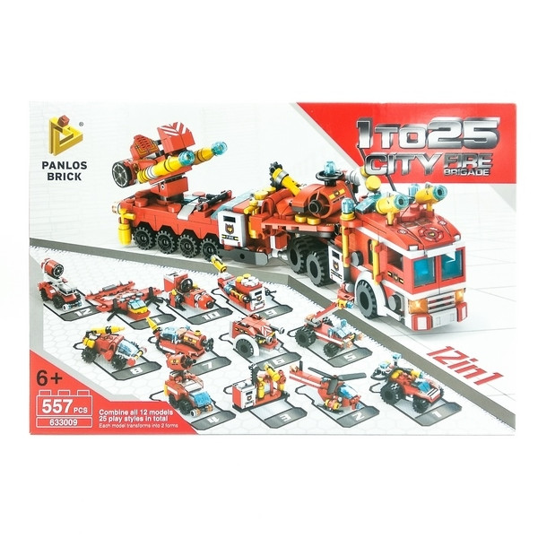 Bộ lắp ráp mô hình xe cứu hỏa - Panlos 633009