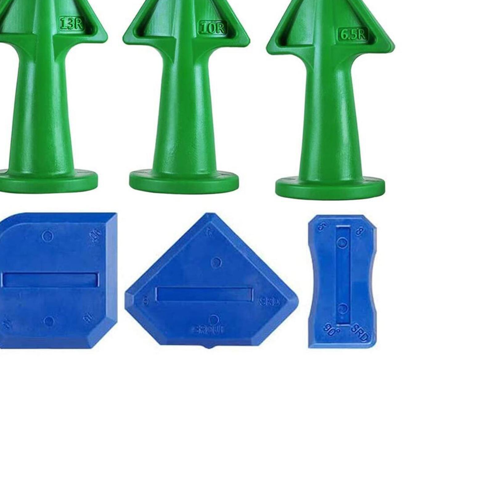 15x Caulking Tool Kit Caulking Nozzle Applicator Finishing Tool for Window