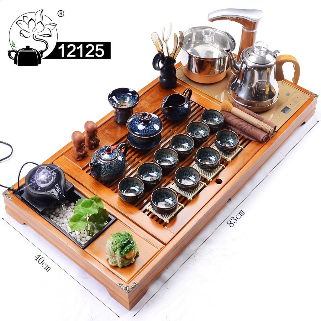 Bàn trà điện mã 121 gỗ thông - bàn trà điện thông minh đa năng - bảo hành 12 tháng - làm quà tặng, quà biếu lịch sự, sang trọng, ý nghĩa.
