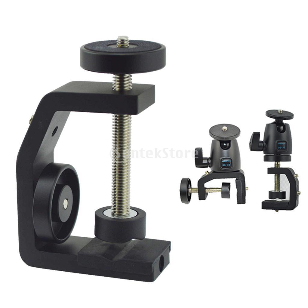 Heavy Duty Camera Clamp Mount with 1/4 Mounting Bolt for Cameras