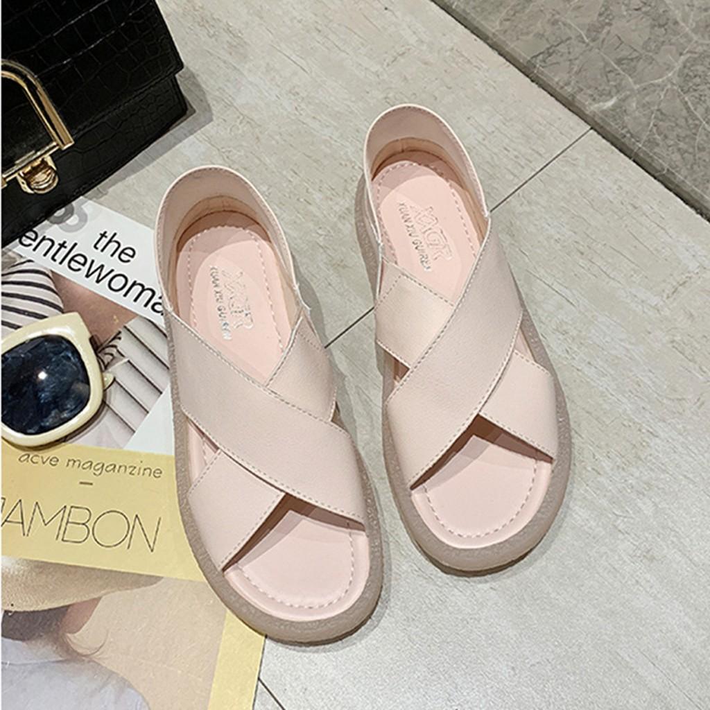 Sandal Nữ Học Sinh Đế 3cm Mềm Dẻo Êm Chân Siêu Xinh ST64- Mery Shoes