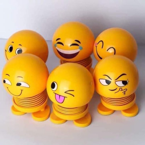 Đồ chơi thú nhún lò xo Emoji cảm xúc