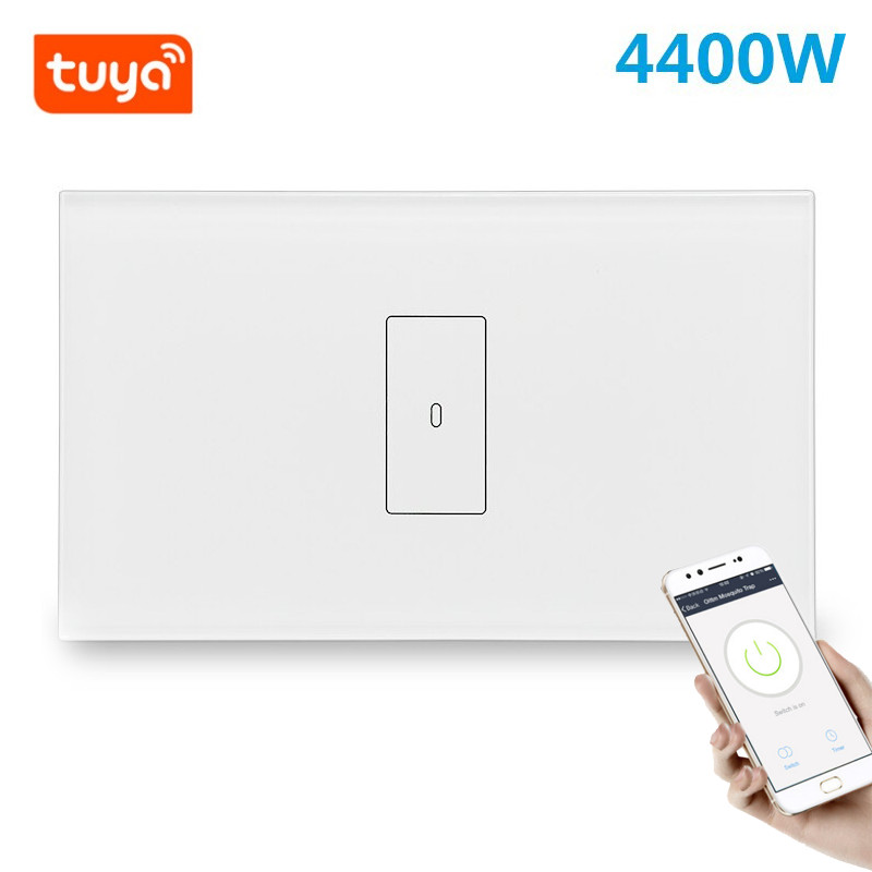 Công Tắc Wifi Công Suất Lớn 20A Chữ Nhật Tuya FW2-US