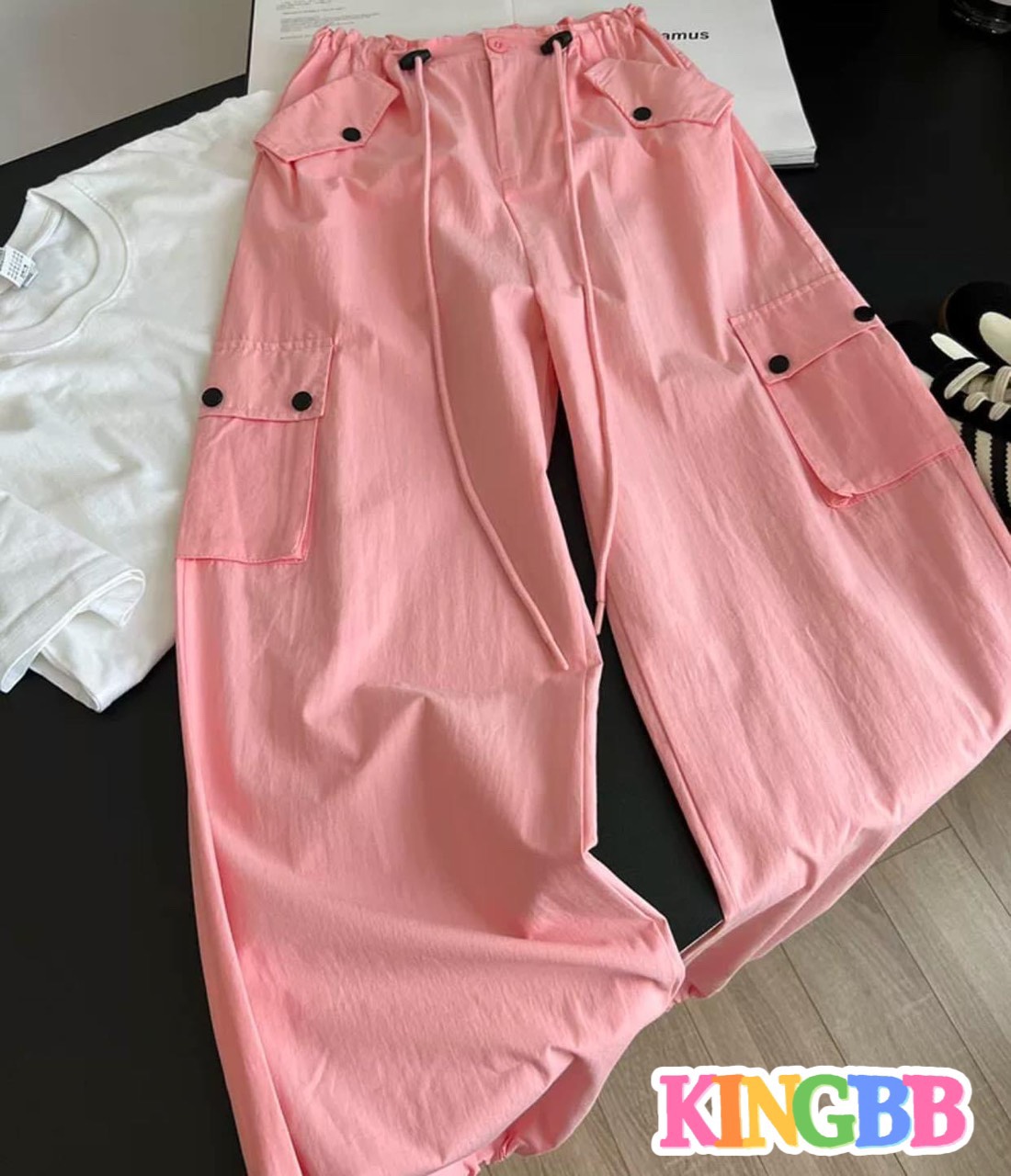 Quần dài túi hộp cho bé gái phối đồ đi chơi phong cách size 13-40kg chất kaki mềm mại