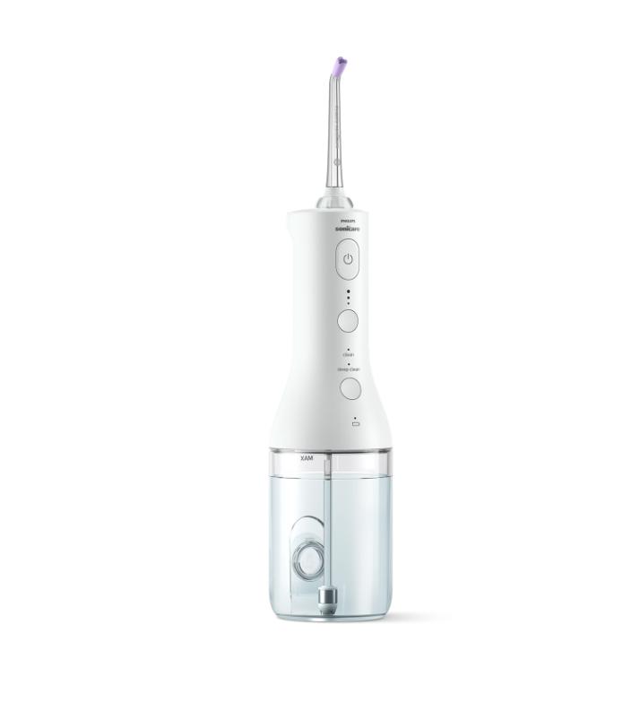 Máy tăm nước cầm tay, không dây, vệ sinh răng miệng với công nghệ Quad Stream Philips HX3806/31
