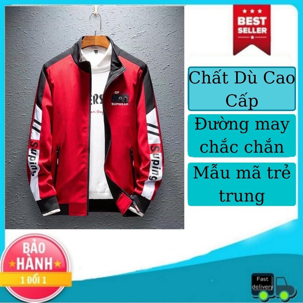 Áo Khoác Nam - Áo Khoác Dù SUPING Họa Tiết Cánh Tay Cá Tính Phong Cách Trẻ Trung Năng Động