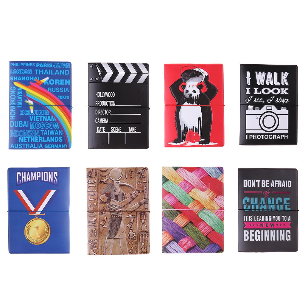 Waterproof 3D PVC Cool Cartoon Passport Holder Men Women Travel Wallet Card Case Cover