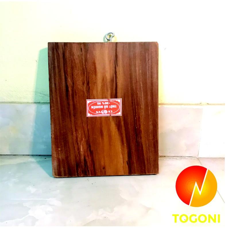 THỚT GỖ NGHIẾN MINI HÌNH CHỮ NHẬT cao cấp TOGONI 18*21*1cm- Thớt thái