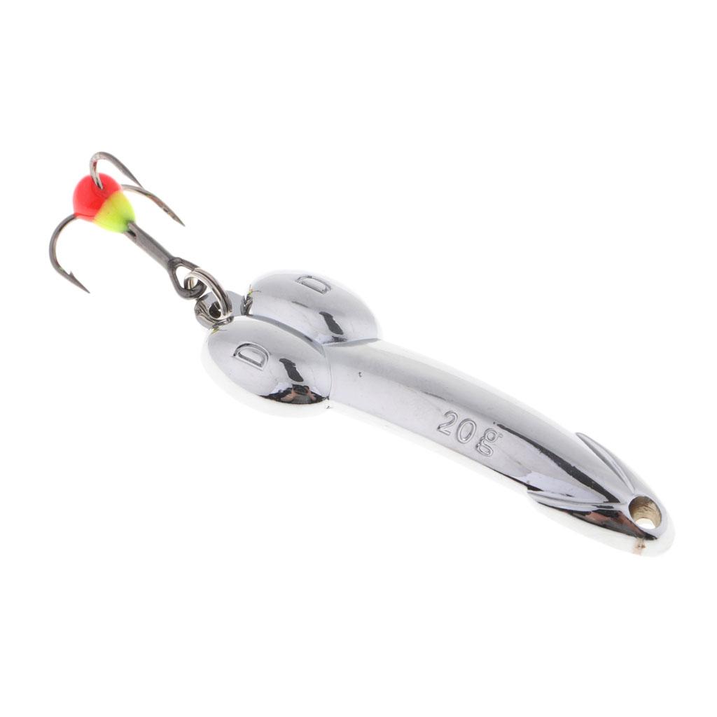 Metal Wobble Fish Lure Spoon Fishing Hard Bait Spinnerbaits Sequins Lure