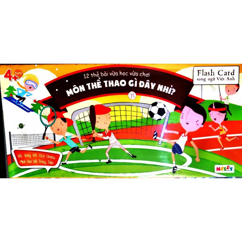 Sách Flash Card - Môn Thể Thao Gì Đây Nhỉ? - Bản Quyền