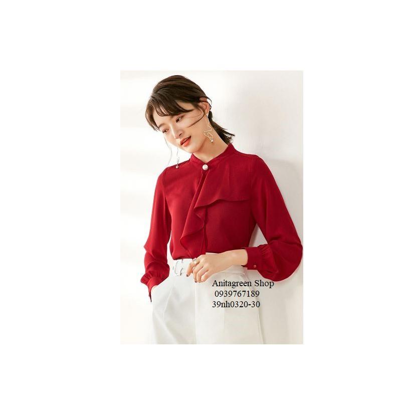 39nh0320-ÁO SƠ MI CÔNG SỞ BÈO s-6xl