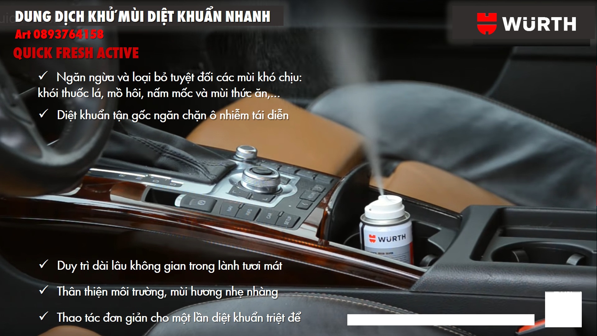 Diệt Khuẩn nhanh ô tô, phòng ngủ