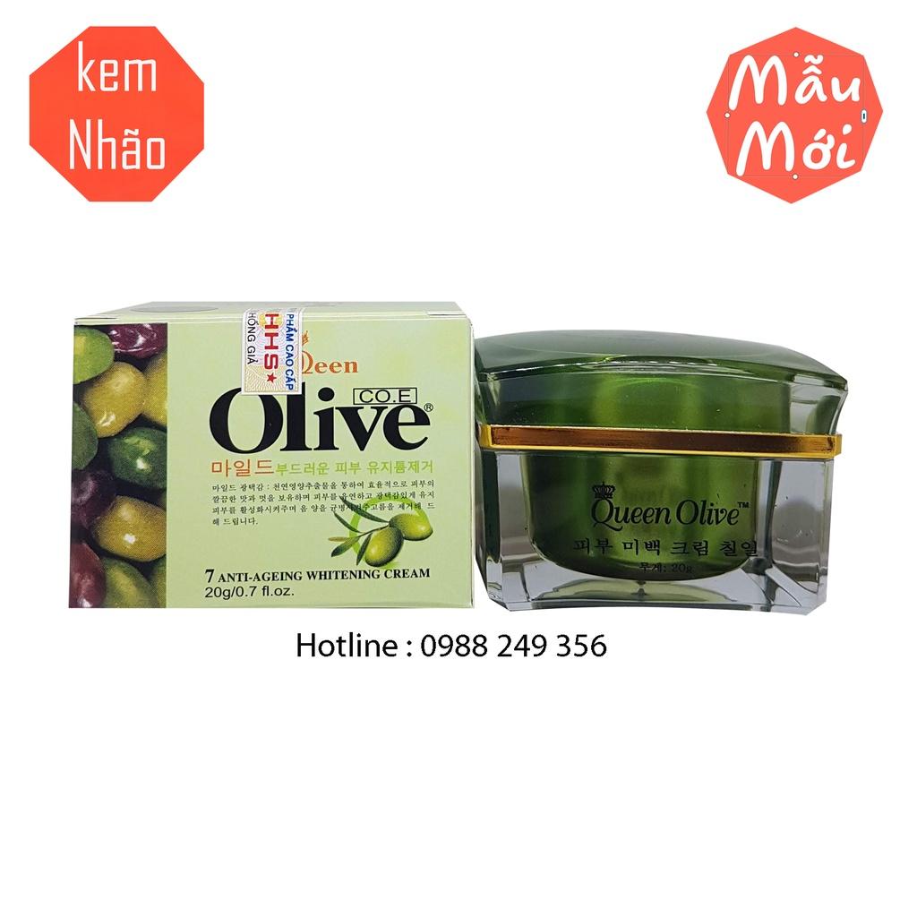 KEM DƯỠNG TRẮNG DA QUEEN OLIVE 20G - Kem Nhão