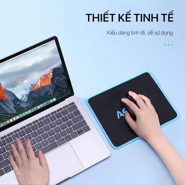 Miếng Lót Chuột Vải Bề Mặt Cao Su Chống Trơn ACOME Kích Thước 22 x 18 cm - Hàng Chính Hãng