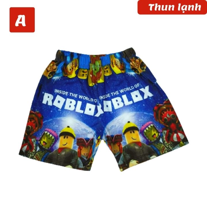 Đồ bộ thun lạnh cho bé trai Roblox từ 10-46kg - giặt không vỡ hình - Kiến Lửa