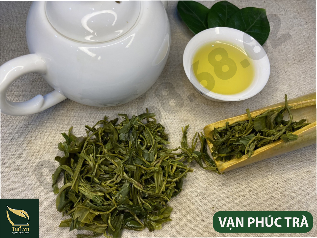 Chè Thái Nguyên cao cấp , Vạn Phúc Trà , hộp thiếc 100gram