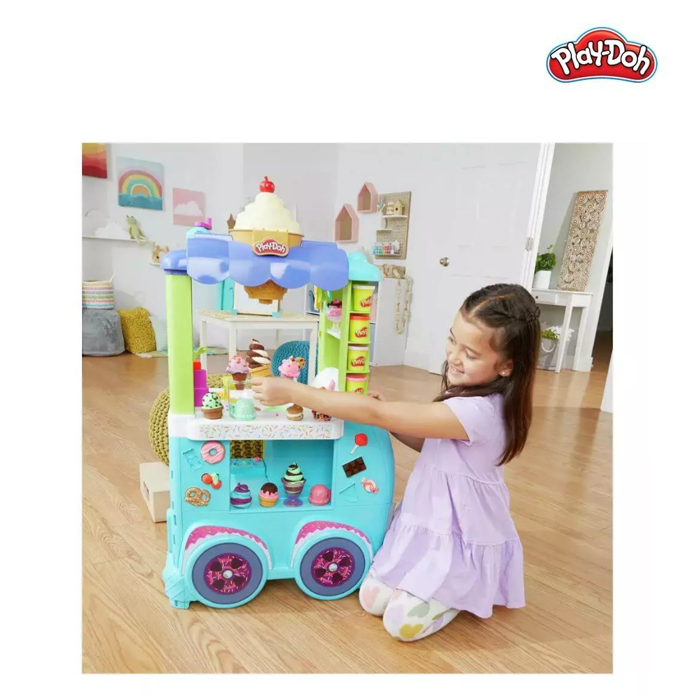 Bộ đồ chơi đất nặn xe kem khổng lồ Play-Doh