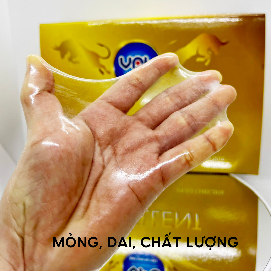 Bao cao su size nhỏ, gia đình VRT Excellent hộp 144 chiếc size 49mm tiêu chuẩn Đức