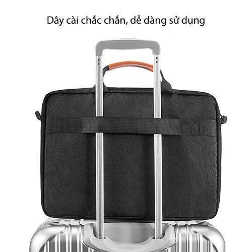 TÚI XÁCH TOMTOC (USA) BRIEFCASE PREMIUM DÀNH CHO MACBOOK 13″14″,bảo vệ hoàn hảo chống va đập và trầy xước - HÀNG CHÍNH HÃNG