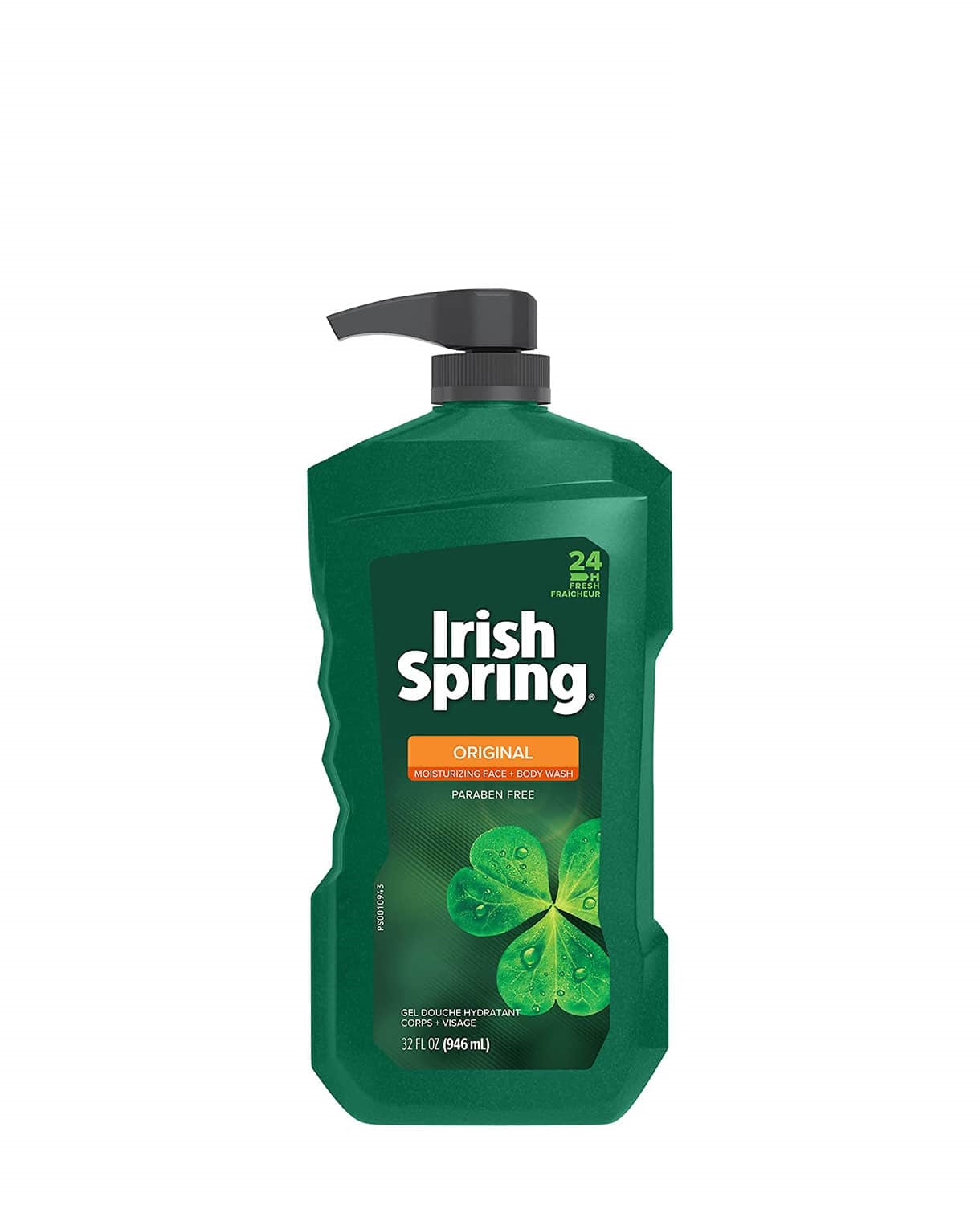 Sữa tắm cho nam Irish Spring Original Moisturizing Face + Body Wash 946ml ( không xuất hóa đơn đỏ + không có tem phụ )