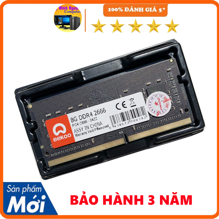 Ram Laptop Eekoo DDR4 4gb, DDR4 8gb bus 2666 - Hàng chính hãng