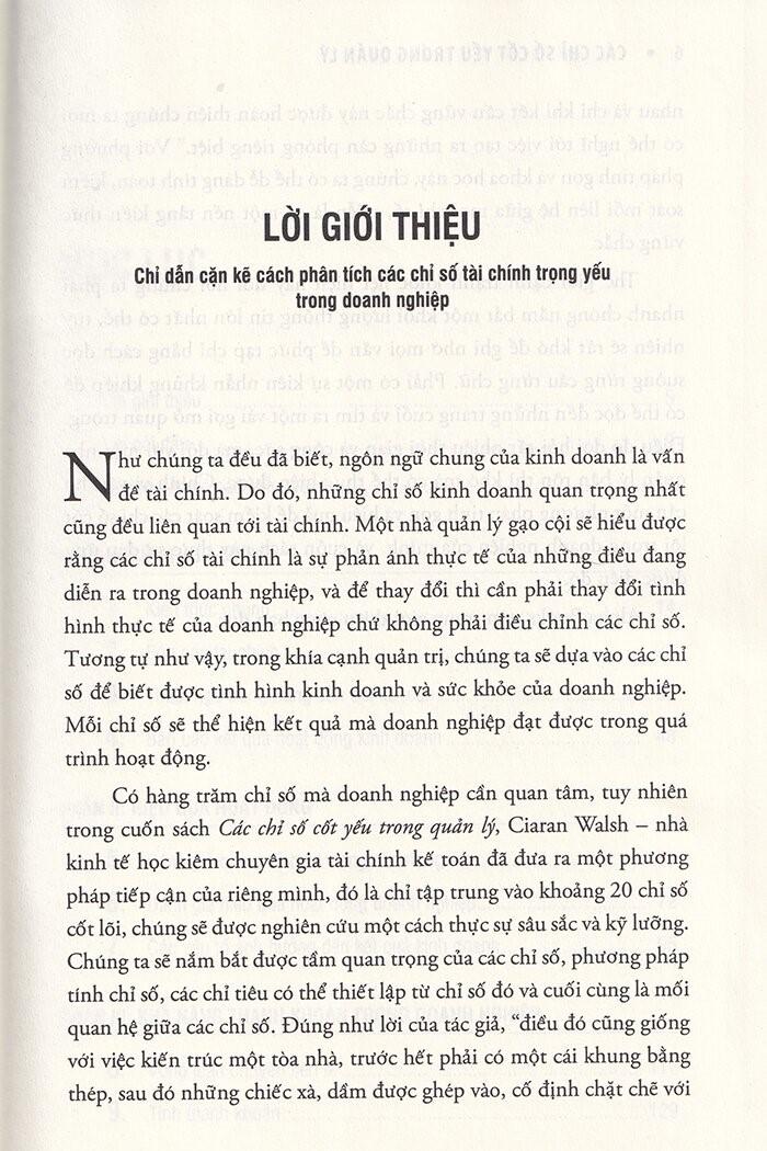 Các Chỉ Số Cốt Yếu Trong Quản Lý