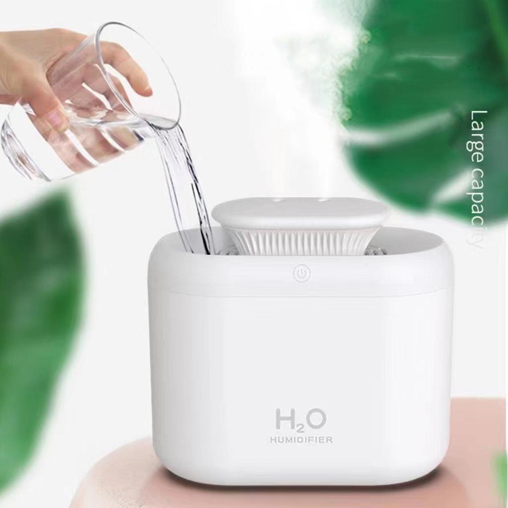 USB Air Humidifier Essential Oil Diffuser Humidifier 3.3L White
