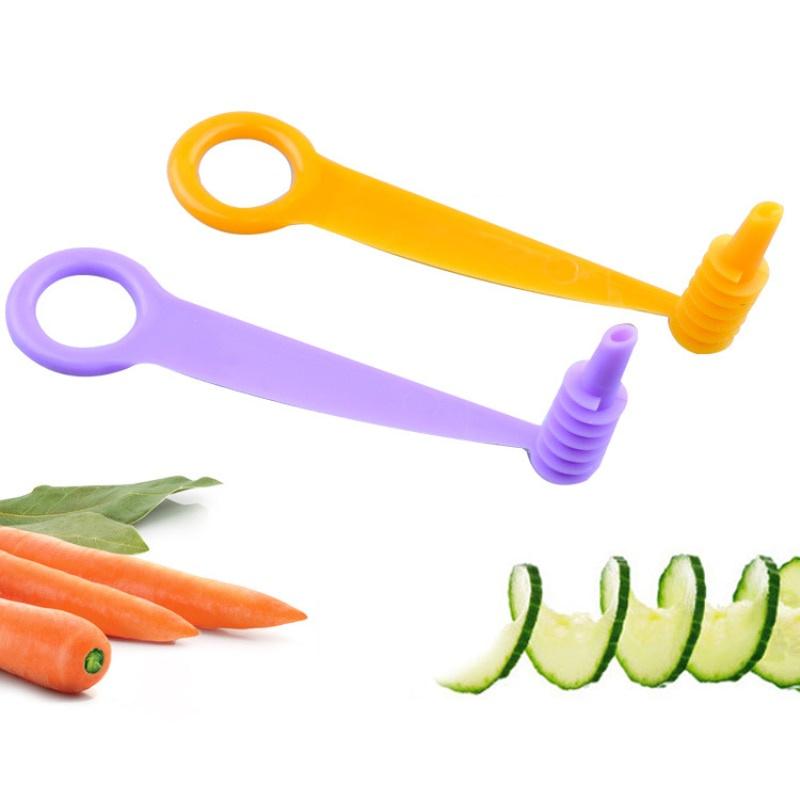Kitchen Accessories Vegetables Spiral Potato Carrot Cucumber Salad Chopper Easy Creative Slicer Cutter Spiralizer Kitchen Tools