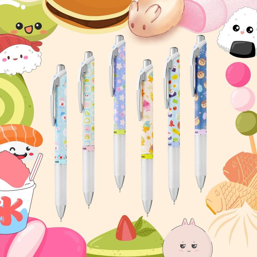 Bút Gel EnerGel Kawaii Snacks Series 0.5 mm - Pentel-BLN75KW43-C - Dango - Mực Xanh