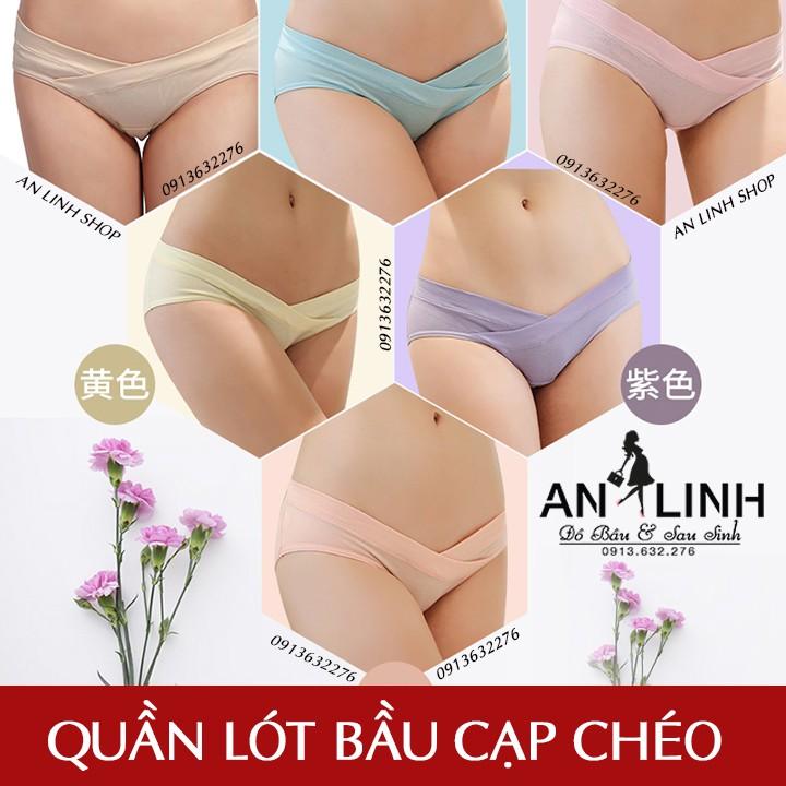 Quần Lót Bầu cạp chéo  coton siêu sịn, siêu đáng yêu